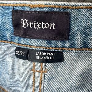 brixton 33x32 labor pant relaxed fit